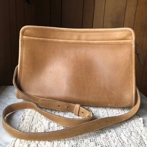 Vintage COACH Tan Leather Bag